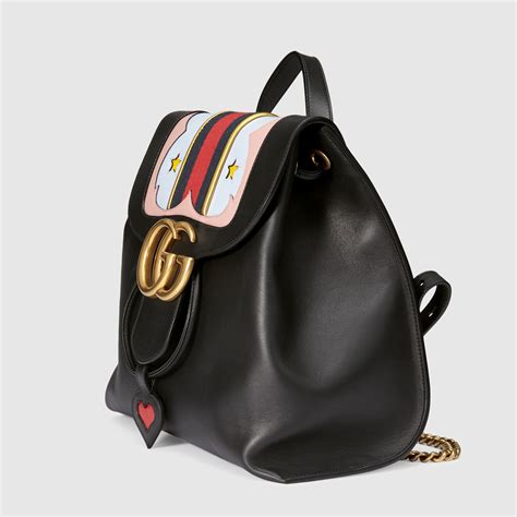 gucci chevron flap clutch white|Gucci marmont leather backpack.